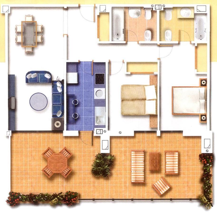 Salinas. Apartment For 4. Terrace/Parking/Pools/Gym/4Mins Beach Estepona Exterior photo